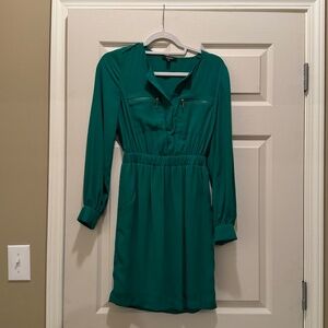 XOXO Green Business Dress